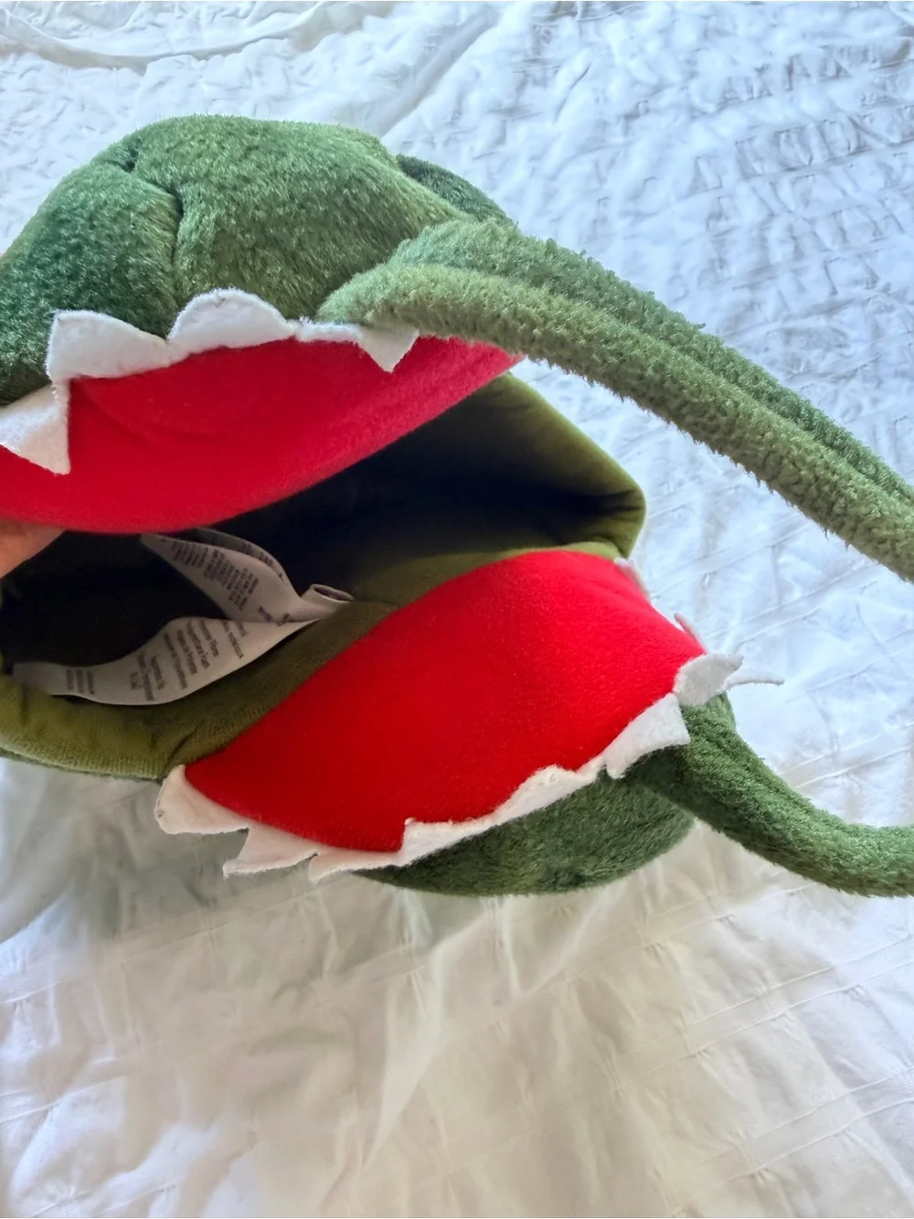 Pottery Barn kids Light-Up Dinosaur Costume & Matching Treat Bag Set (Size 7-8)